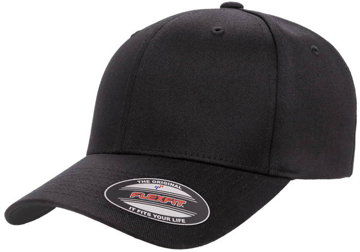 Кепка Flexfit 6277 Wooly Combed черная купить